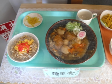 宮城　キッチンらぽ～る　麺定食サンプル