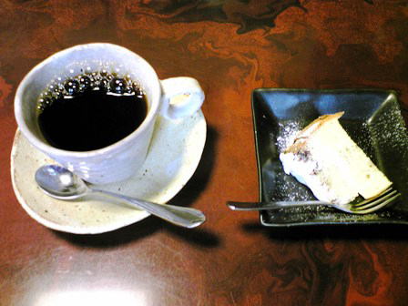 仙台　伊達路　日替わり定食　コーヒーとデザート