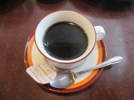 仙台　橘　サービスコーヒー