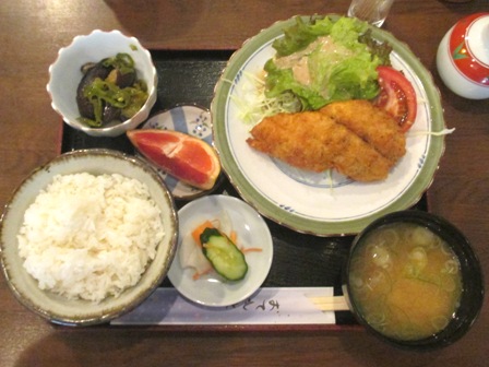 仙台　清蔵　とき鮭フライ定食