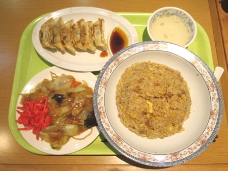 仙台　北京餃子　チャーハン（ミニ広東焼きそば付き）＋餃子