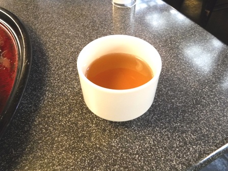 仙台　とんかつ福助　サービス紅茶