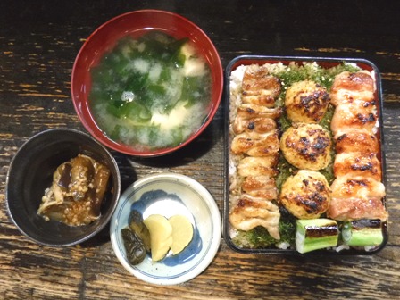 仙台　鶤鶏や　焼き鳥弁当ご飯大盛り