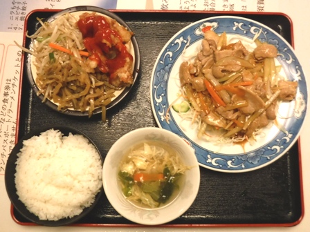 仙台　須賀の家　豚の生姜焼き知食
