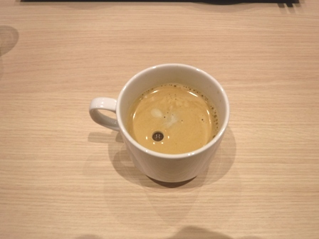 仙台　アパＴＫＰ仙台駅北フォレスト　食後コーヒー