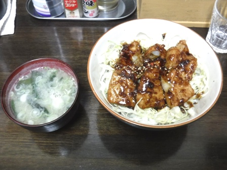 仙台　ホームラン食堂　焼肉丼ランチ