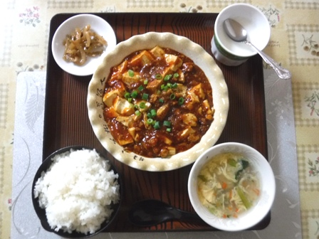 仙台　須賀の家　麻婆豆腐定食
