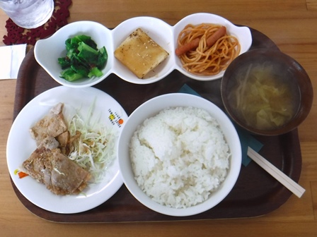 仙台　ＫＡＺＵキッチン　豚肉醤油麹焼き大盛り