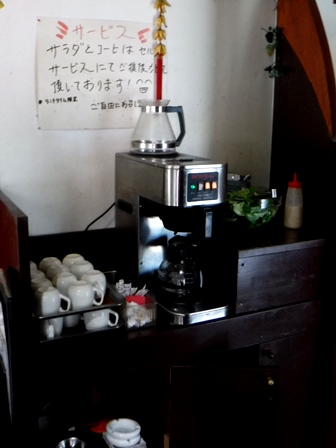 仙台　上海酒家　セルフコーヒーコーナー