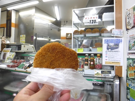 仙台　マルキ精肉店　メンチカツ