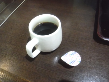 仙台　上海酒家　セルフコーヒー