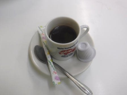 仙台　らーめん竹　サービスコーヒー