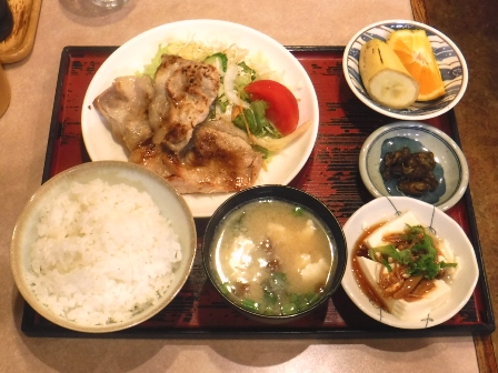 仙台　三好ロフト　豚肉ロース焼き定食