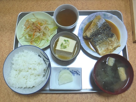 仙台　冨澤食堂　サバ味噌ランチ