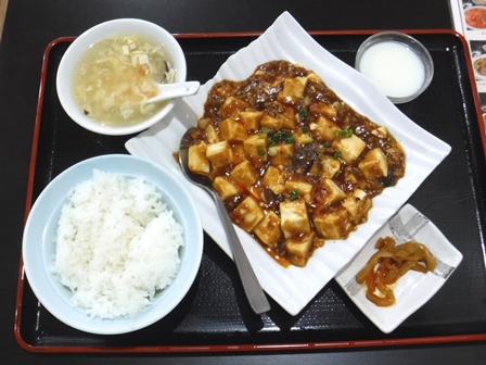 仙台　満州園　麻婆豆腐定食