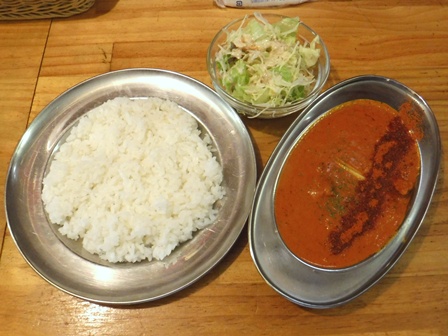 仙台　ＲＡＪ　バターチキンカレー激辛