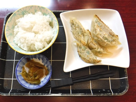 仙台　上海苑　焼きギョーザ定食