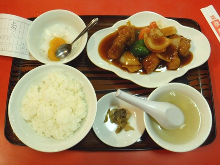 仙台　泰陽楼東一支店　酢豚