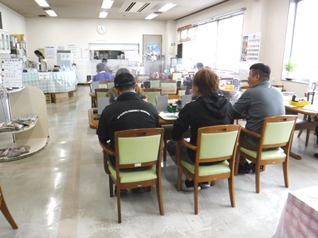 仙台　花き市場食堂　店内