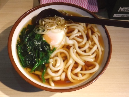 仙台　そばの神田本店　朝うどん１．５玉