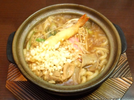 仙台　飛梅本店　みそもつ煮うどん