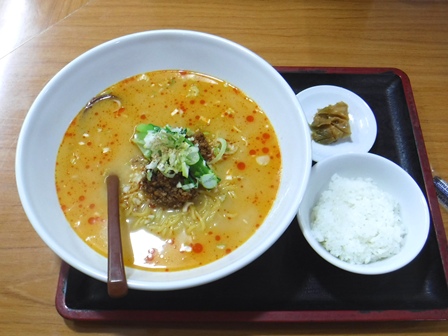 仙台　昇龍波　ごま担々麺小ライス