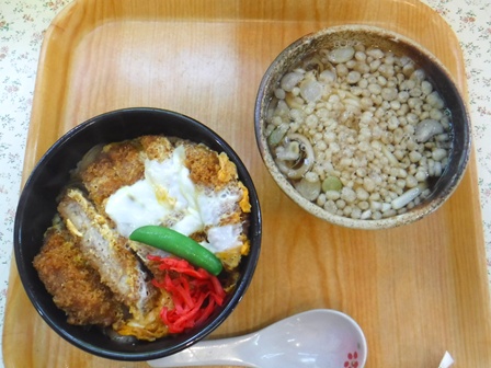 仙台　かど家東仙台店　カツ丼と温かいうどん