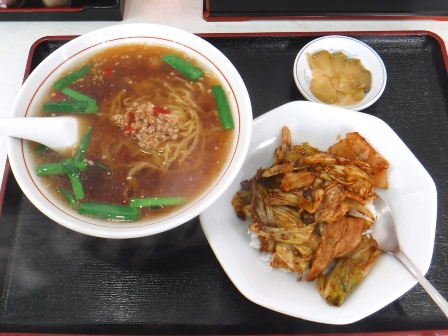 仙台　廣聚隆　廣聚隆ラーメン＋回鍋飯