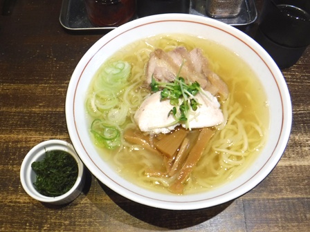 仙台　つき屋　鶏塩中華そば